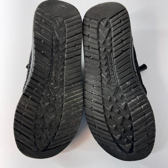 Larnmern Slip-On Work Shoes Unisex Size 5 Black Steel Toe Loafers Casual Safety - Picture 3 of 12